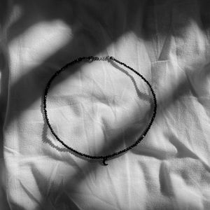 beaded moon choker